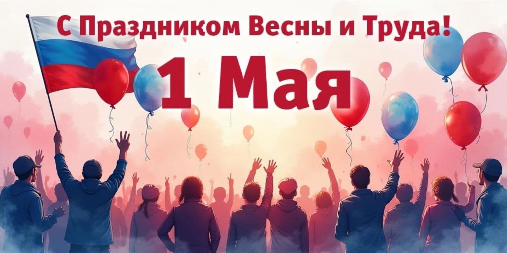 С Праздником Весны и Труда!